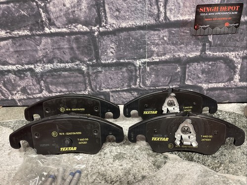 Textar Front Brake Pads for Audi A6 A5 A4 Allroad OEM 2474301 Low Dust- Hat Free - Picture 4 of 6
