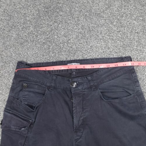 Pantalón cargo Stone Island para hombre 30 30x32 azul multibolsillos ajuste regular - Imagen 9 de 18
