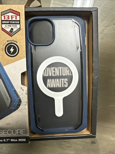 X-DORIA RAPTIC CASES IPHONE 14 PRO BLUE SECURE & BLACK CLUTCH 6.7" MAX 2022 NEW - Picture 9 of 12