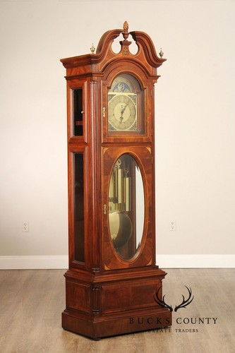 GMK Fancher 'Melrose' Mahogany Grandfather Clock - Picture 3 of 17