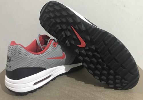 Nike Air Max 1 Grey/Black/White/Red Golf Shoes CI7576-002 Men’s size 11.5 - Picture 6 of 7