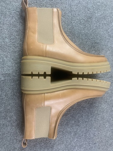 Botas Chelsea Ba&sh Cosi Mujer Piel de becerro Suave Talla 40 Natural - Imagen 6 de 8