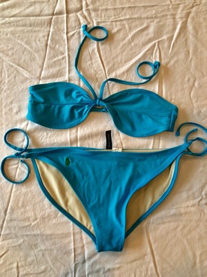 aqua bikini set