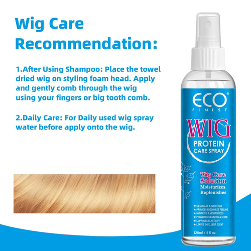 Wig Hair Care Spray for Synthetic and Natural Hair Wigs, Smooth and Anti-Frizz, - Picture 7 of 12