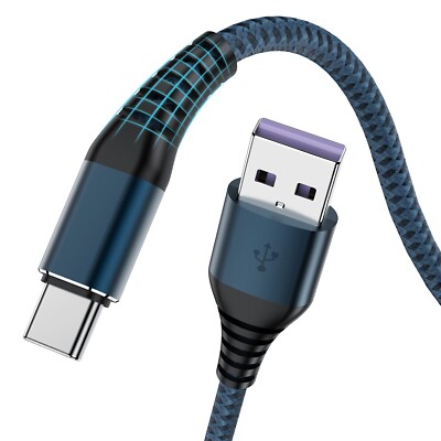 Type C Cable 【6FT】, 【3 Pack】 Fast Charger for Samsung S24/S23/S22 for Z Fold6