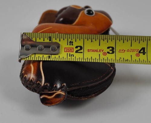 Hecho a mano Cuero 3D Animal Perro Cachorro Cartera Bolso de mano Bolsillo Mujeres Niño P28 - Imagen 11 de 12