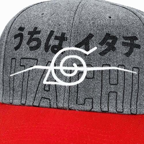 Gorra Naruto Itachi Anti Leaf Village Pre-Curved Bill Snapback - Imagen 2 de 7
