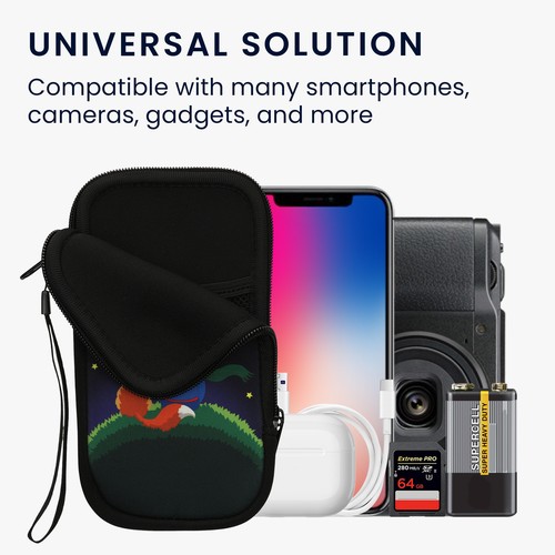 Funda de neopreno con cremallera para móvil XXL - 7" - Imagen 4 de 8