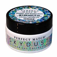 LeChat Perfect Match Sky Dust Glitter Gel Collection Kinetic Blue #GG02 - 0.5 oz