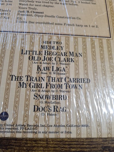 Doc & Merle Watson - Two Days in November - Import - US - 1974 - Stereo - Shrink - Picture 5 of 12