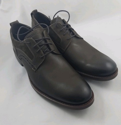 Rockport Wynstin CG7308 Puntera Lisa Marrón Oscuro Derby Oxford Para Hombres Talla 11.5M [K29M] - Imagen 2 de 6