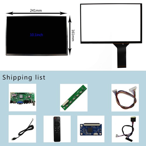 HD VGA AV USB LCD Controller Board 10.1 in 1280x800 IPS Capactitve Touch LCD - Picture 5 of 6
