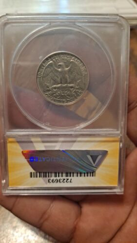 1988 Quarter P Struck Through Grease Anacs EF 45 - Picture 3 of 3