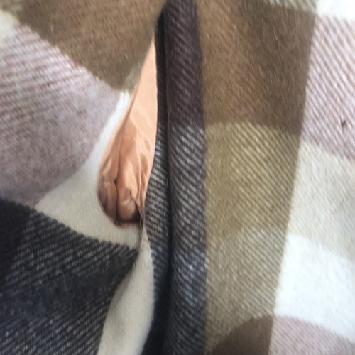 Vintage 70s Corduroy Jacket Mens 44R Tan Wool Blanket Lined Shacket Cargo Utilit - Picture 14 of 18