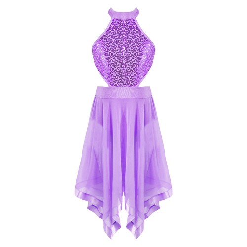 DE Mädchen Ballettkleid Pailletten Ballettanzug Ballett Trikot Modern Tanzkleid - Bild 78 von 140