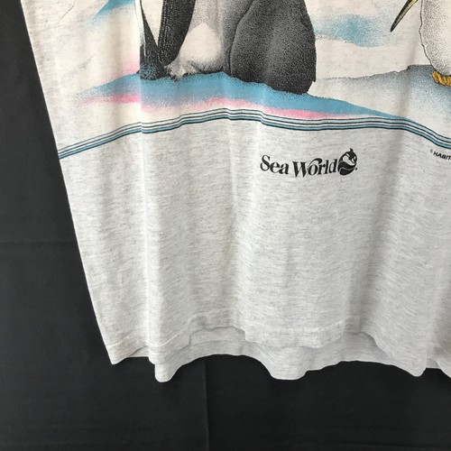 Vintage 90s Habitat T Shirt Penguins All Over Print 1992 Size X-Large XL Mens - Picture 10 of 24