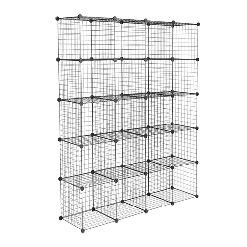 Cubo organizador de 20 cubos estantes de almacenamiento cubo de alambre almacenamiento estantes de origami - Imagen 4 de 8