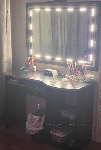 LED Mirror Strip Lights for Mirror Vanity Makeup Table Bathroom Dimmable Adjust - Picture 3 of 9