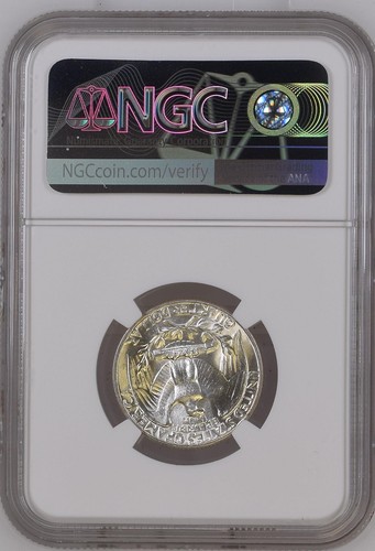 1941 Washington Silver Quarter 25C NGC MS 65 - Picture 2 of 6