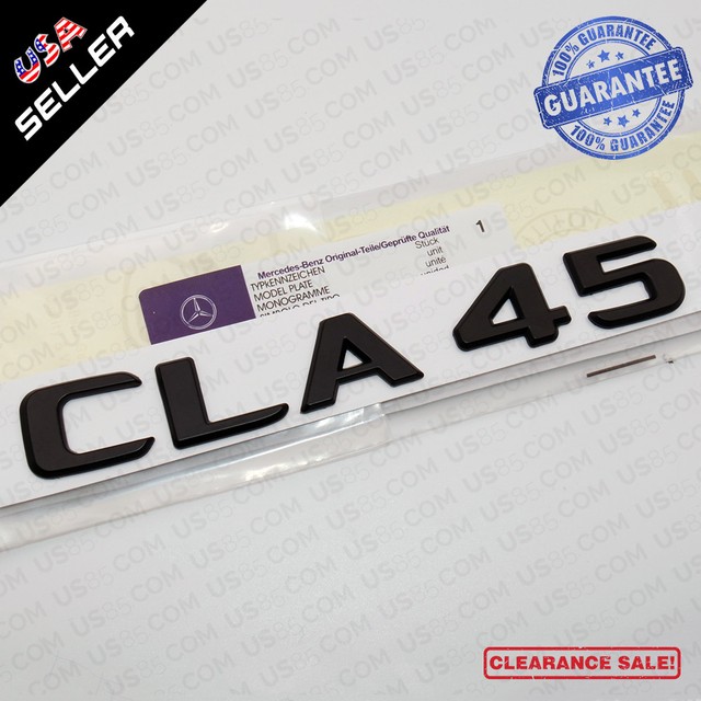 New Genuine Mercedes Cla45 Emblem Trunk Logo Badge Rear Chrome