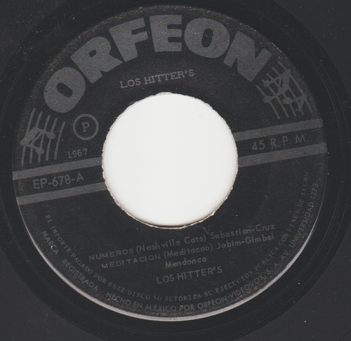 LOS HITTERS GARAGE MEXICAN EP 1967 TOMMY JAMES & THE SHONDELLS COVER IN SPANISH - Picture 3 of 4