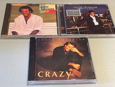 Julio Iglesias - 3 CD Albums - Calor 1992 , Crazy 1994 & Romantic Classics 2006