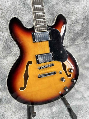 Nueva guitarra eléctrica ES-335 3TS herrajes cromados pastillas HH - Imagen 5 de 17