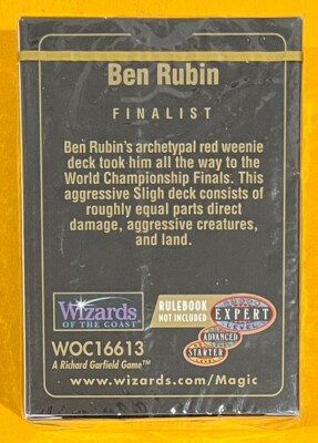 Wizards of the Coast Magic The Gathering 1998 World Championship