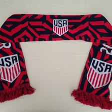 USA Soccer 2021 USA Soccer Insider Ruffneck 62"x7" Winter Scarf Red White Blue