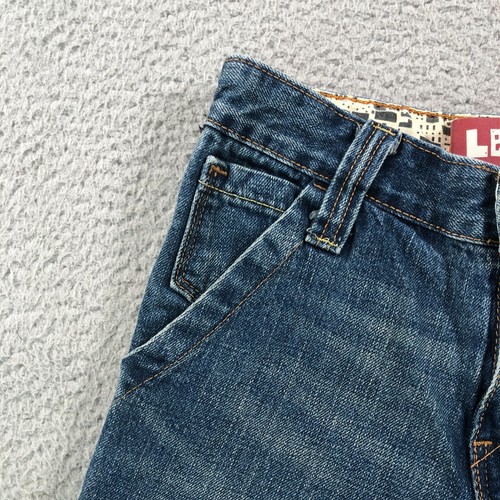 Levis Shorts Boys 8 Blue Carpenter Jorts Y2K Denim Baggy Skate 90s Baggy Jean - Picture 10 of 11