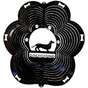 DOG-BREED-Choice-of-11-Breeds-WIND-SPINNERS-Black-Stainless-Steel-USA