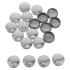  20 Pcs Round Drilled Stainless Steel Opening Plug Plugs for Holes