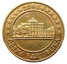 CZECH REPUBLIC 2004 TRIAL STRIKE 5 EURO MEDALLION COIN PATTERN ESSAI SPECIMEN