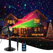 Christmas Projector Lights Outdoor, Thick Metal Housing Laser Light Projector,
