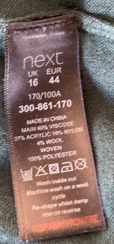 Next ladies long sleeved Jumper size 16 - Picture 7 of 7