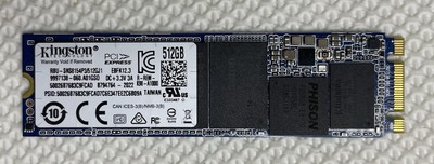 Kingston RBU-SNS8154P3/512GJ1 512GB NVMe 80mm Solid State