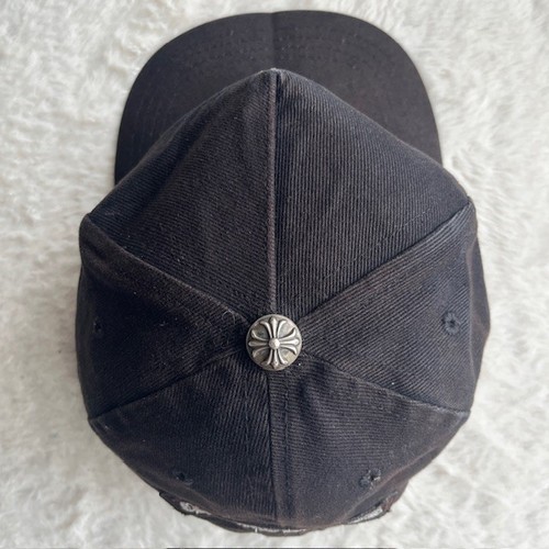 Chrome Hearts Trucker Cap RS3 Cross Ball Hat Silver 925 Black Adjustable japan - Picture 5 of 13