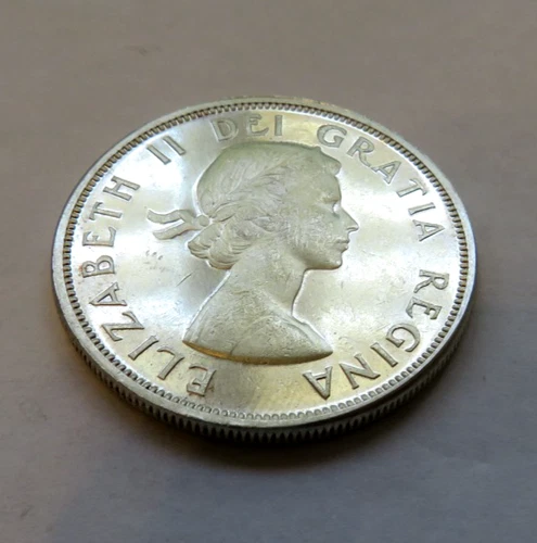 1963 CANADA SILVER DOLLAR ELIZABETH II DEI GRATIA REGINA - UNCIRCULATED