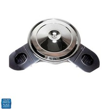 70-76 Pontiac Carb Ram Air Cleaner 400 Motor Wheat Diaphragm Flapper Chrome Lid