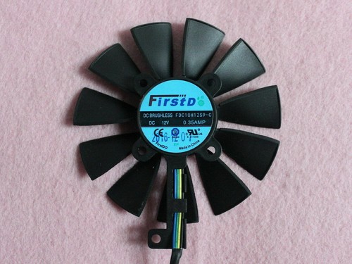 3er Set Lüfter Kühler Lüfter für ASUSGTX 980 1070 1080Ti R9 390 FDC10U12S9-C 87mm - Bild 4 von 5