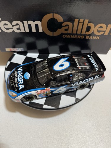 AUTOGRAPHED Mark Martin #6 Viagara 2003 Owners Bank 1/24 Nascar Diecast - Picture 2 of 16