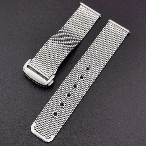 Mesh-Armband-Uhrenarmband für Omega 007 Seamaster 300 Ersatzband 20 mm 22 mm - Bild 8 von 16