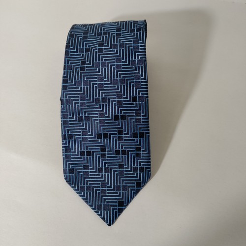 Seidenkrawatte Tumi Blau Italy Made  - Bild 2 von 5