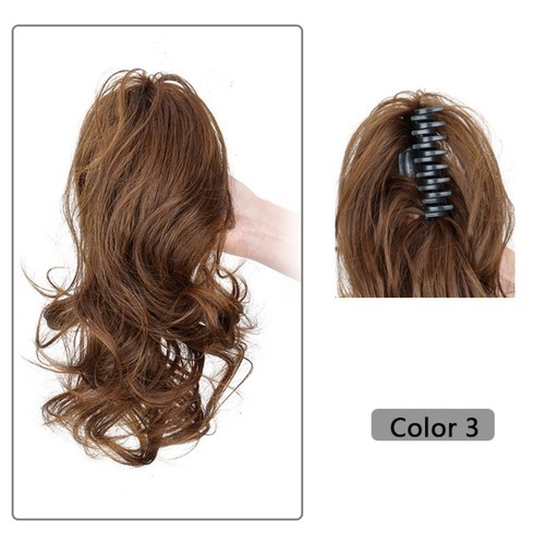 Fluffy Ponytail Claw Clip 30cm Ponytail Extensions Wig Ladies - Picture 10 of 13