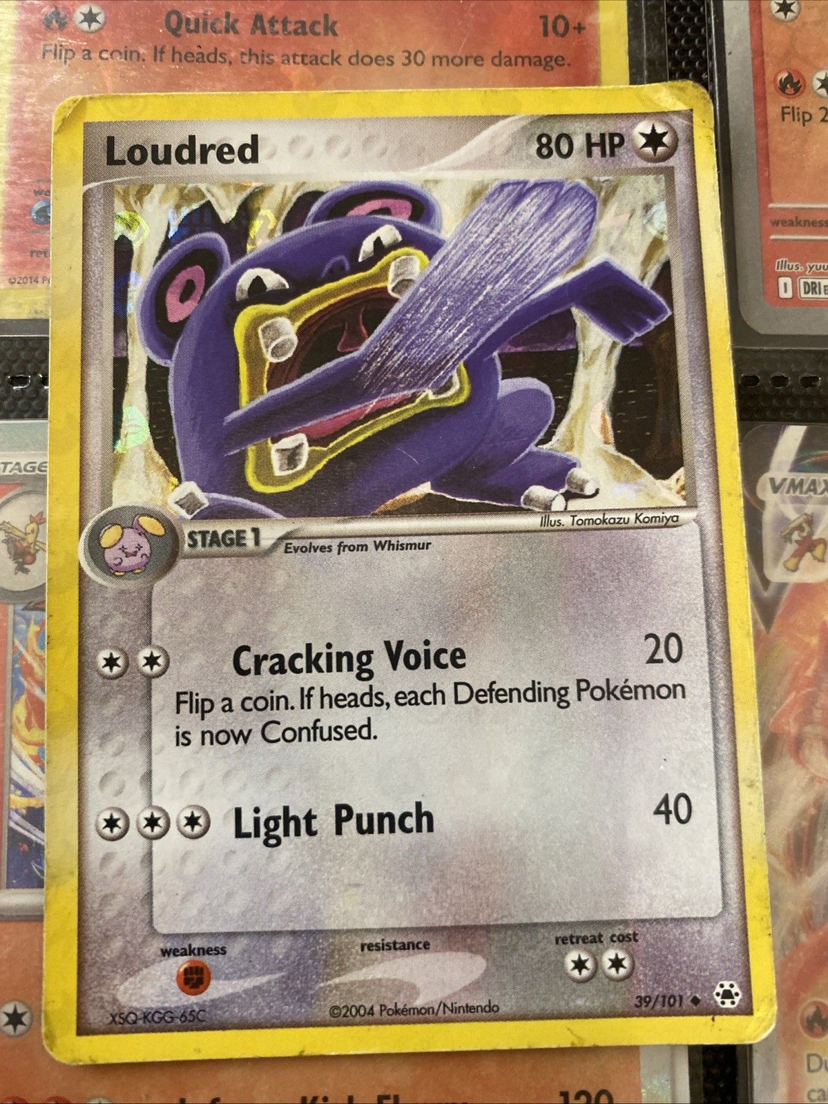 Pokemon Card TCG Loudred 39/101 Holo Rare Hidden Legends Pokemon Card TCG LP