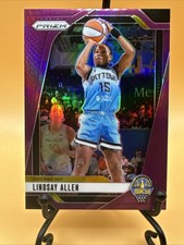 2024-25 Panini Prizm WNBA Purple Prizm Lindsay Allen #107 Chicago Sky /149