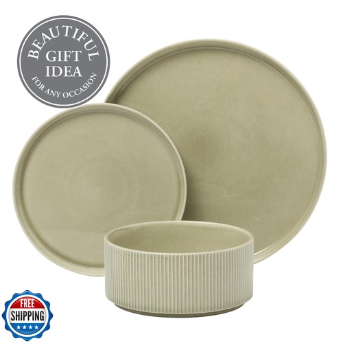 Gibson Elite Solana Coast 12 Piece Stoneware Reactive Glaze (Service for 4) C - Picture 4 of 5