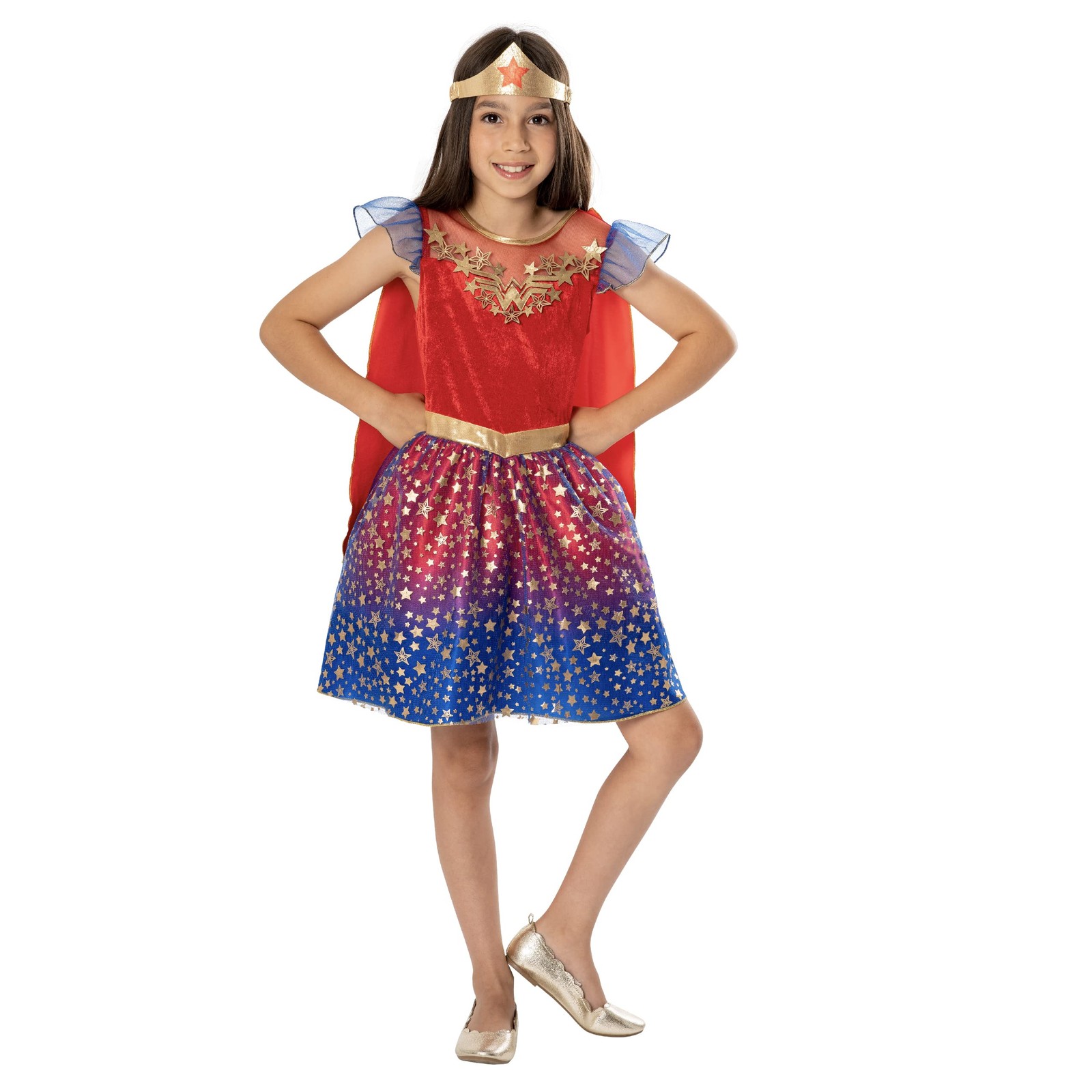 Rubie's Wonder Women Girls Core Costume costume Unisex - Bambini e ragazzi 7-8 a