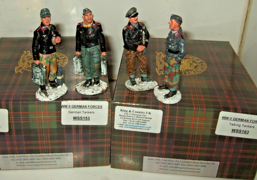 Reduzierte Start-Ausverkauf, X4 King & Country German Tank Crewmen at Rest in 1:30 - Bild 1 von 3