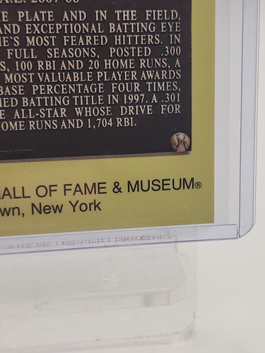 Frank Thomas Signed 2021 Hall Of Fame Museum Plaque Postcard - Beckett COA - Picture 8 of 17